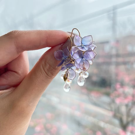 水彩の紫陽花 （フック）p1191