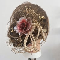 赤薔薇 「愛情」ヘッドドレス　6点セット　h4080