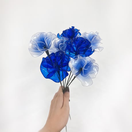 【お得なブーケ】青薔薇MIXのブーケ ７本セット　b2015