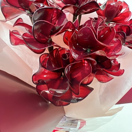 【お得なブーケ】プロポーズブーケにも♡赤薔薇 10本セット　（カラー変更可）b2013