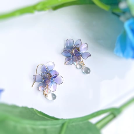 水彩の紫陽花 （フック）p1191