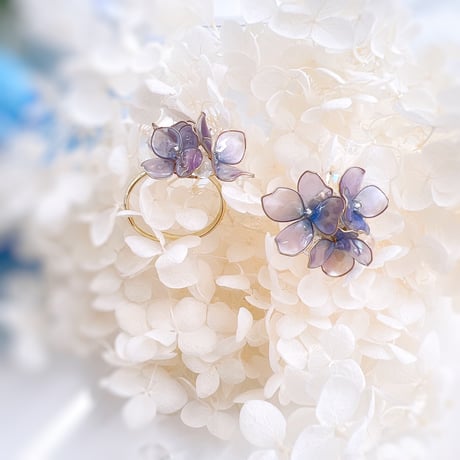 紫陽花 リング r4023