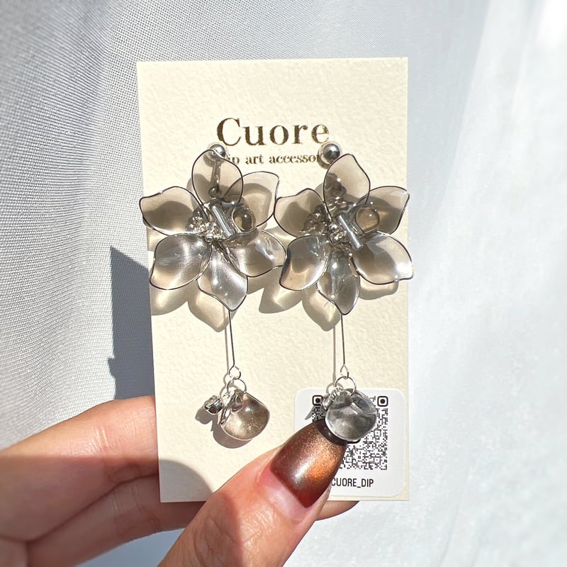 花雫 【Aパール/ゴールドp1363】【Bパール/シルバーp1375】【Cブラック