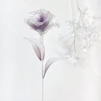 【単品販売】薔薇（パープルグラデ/パール）１本　f3045
