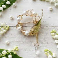 【１点限定】すずらん ブローチ