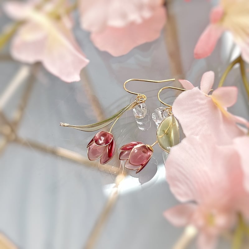 チューリップ ラズベリー（フック）p1409 | Cuore