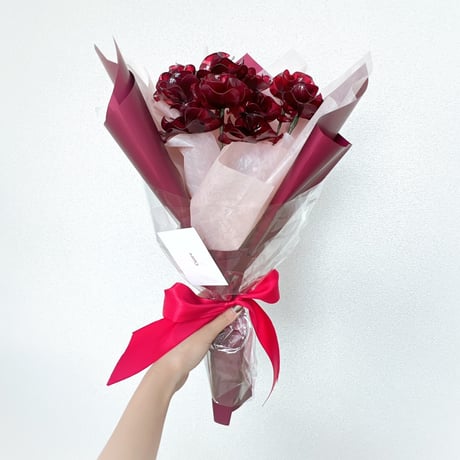 【お得なブーケ】プロポーズブーケにも♡赤薔薇 10本セット　（カラー変更可）b2013
