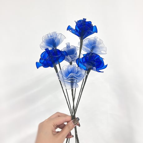 【お得なブーケ】青薔薇MIXのブーケ ７本セット　b2015