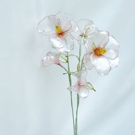 【単品販売】葵の花 1本 f3076