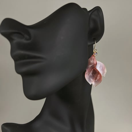 【お得な2点set】赤薔薇 「愛情」ヘッドドレス　6点セット＆薔薇の花弁（フック） h4080&p1141