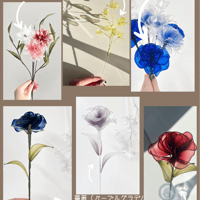 オーダーブーケ】ギフトにおすすめ♡お好きな1輪とかすみ草の花束