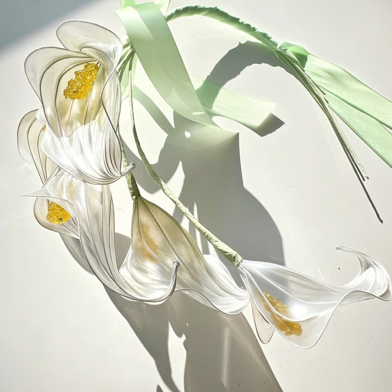 幸せの輪】カラーのリース風ブーケ 5本 b2040 | Cuore