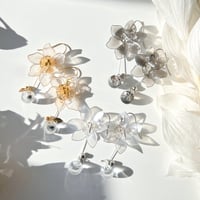 花雫 【Aパール/ゴールドp1363】【Bパール/シルバーp1375】【Cブラック/シルバーp1376】