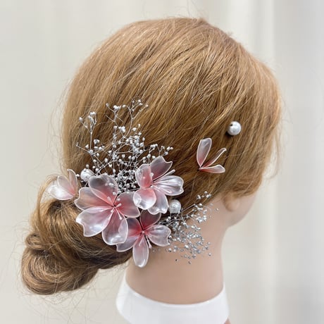 桜のヘッドドレス 10点セット h4089