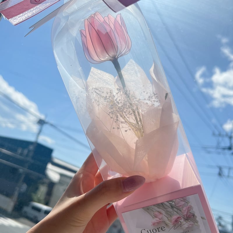 チューリップのフラワーボックスb2060 | Cuore