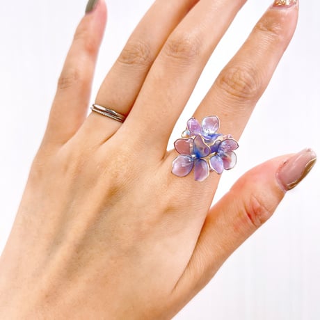 紫陽花 リング r4023