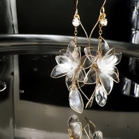 ポインセチア -舞- silver ピアス