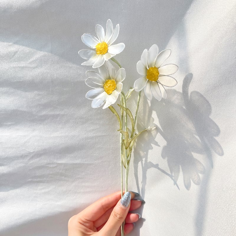 単品販売】マーガレット（パールホワイ ト） 1本 f3086 | Cuore