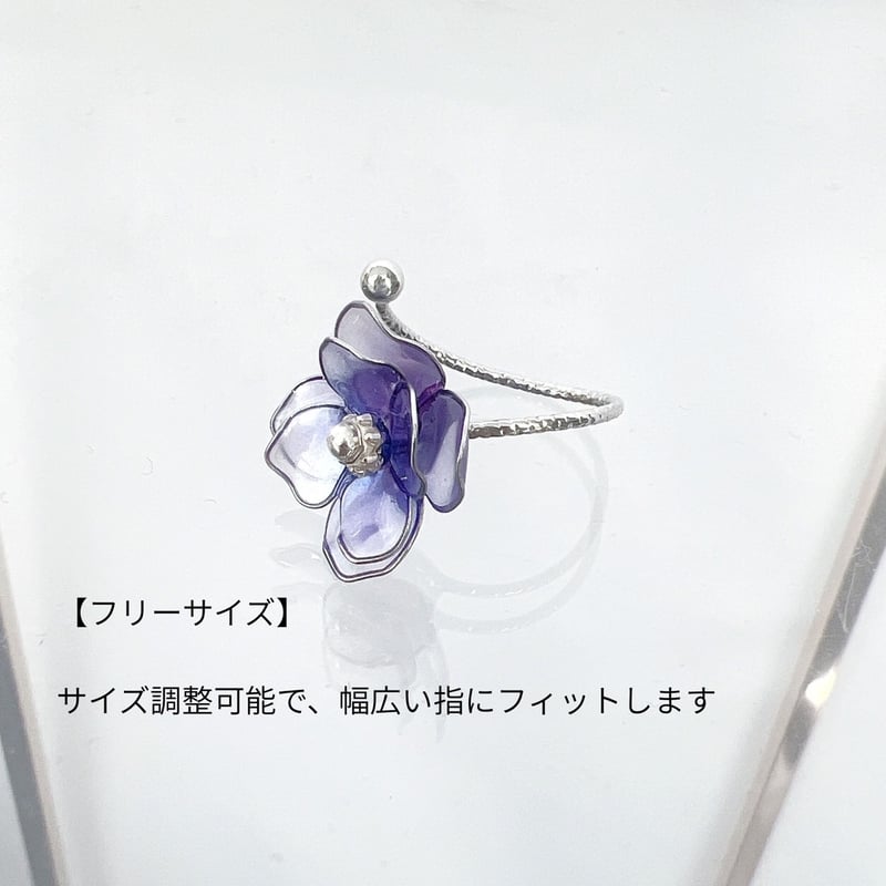 八重紫陽花 リング （シルバー）r4107 | Cuore