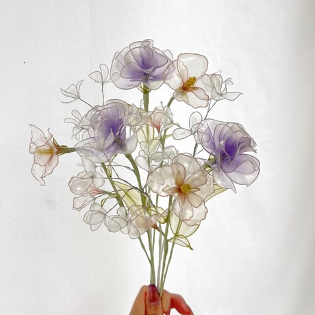 【単品販売】葵の花 1本 f3076