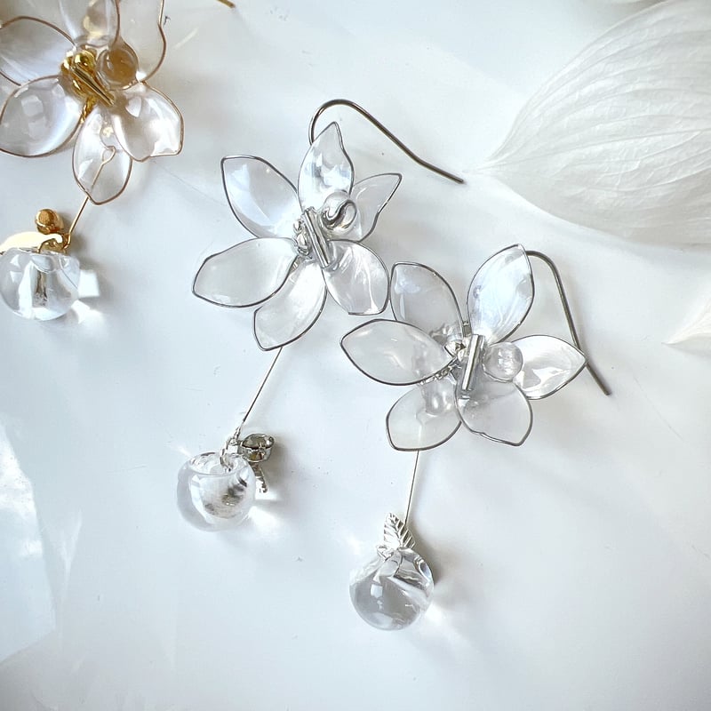 花雫 【Aパール/ゴールドp1363】【Bパール/シルバーp1375】【Cブラック