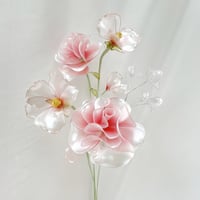 【お得なブーケ】葵と薔薇のMIXブーケ　5本　b2027