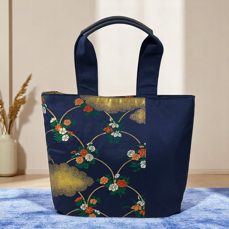 KIMONO OBI BAG トートバッグ きもの 帯 着物 帯バッグ 着物帯 手提げ KIMONO OBI BAG トートバッグ きもの 帯 着物 帯バッグ 着物帯 手提げ