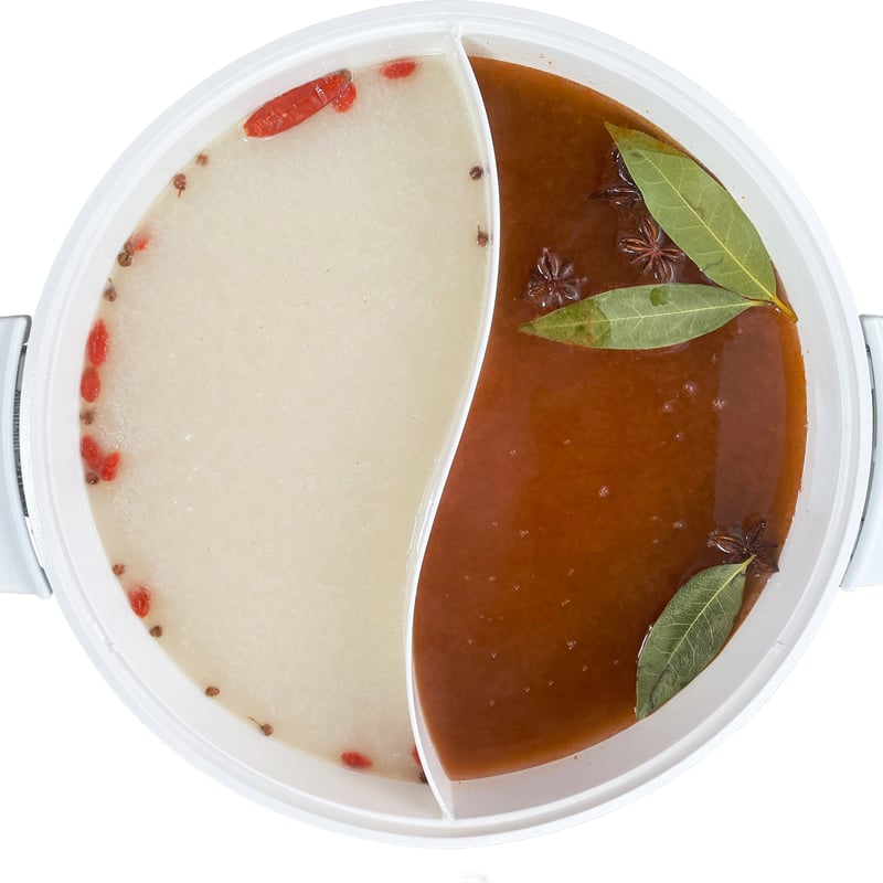 新商品】おやこ電気鍋 直火対応 仕切り電気なべ 二食電気おやこ