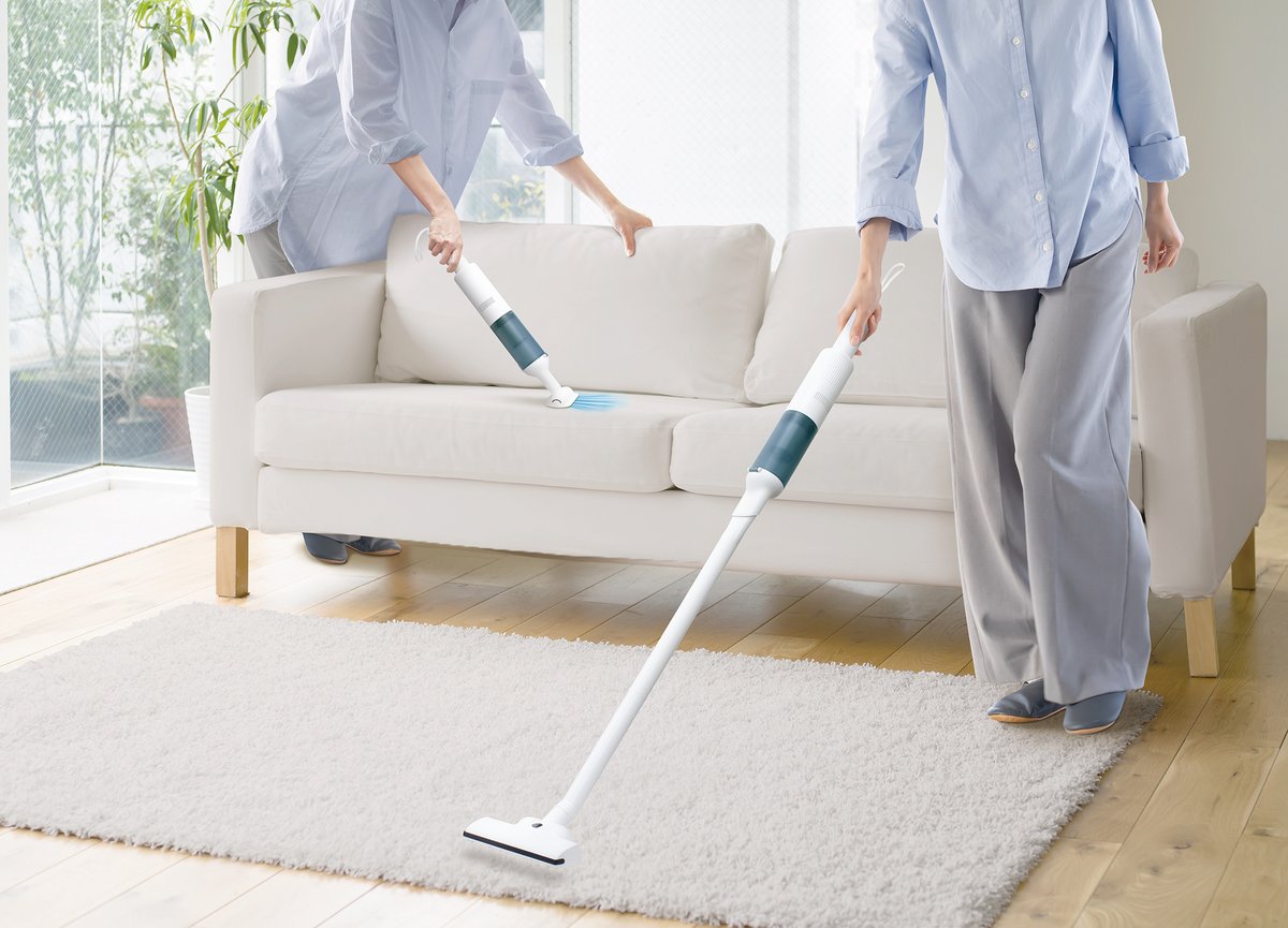 ブラシレスモーター搭載】超軽量＆強力吸引コードレス2WAYスティック