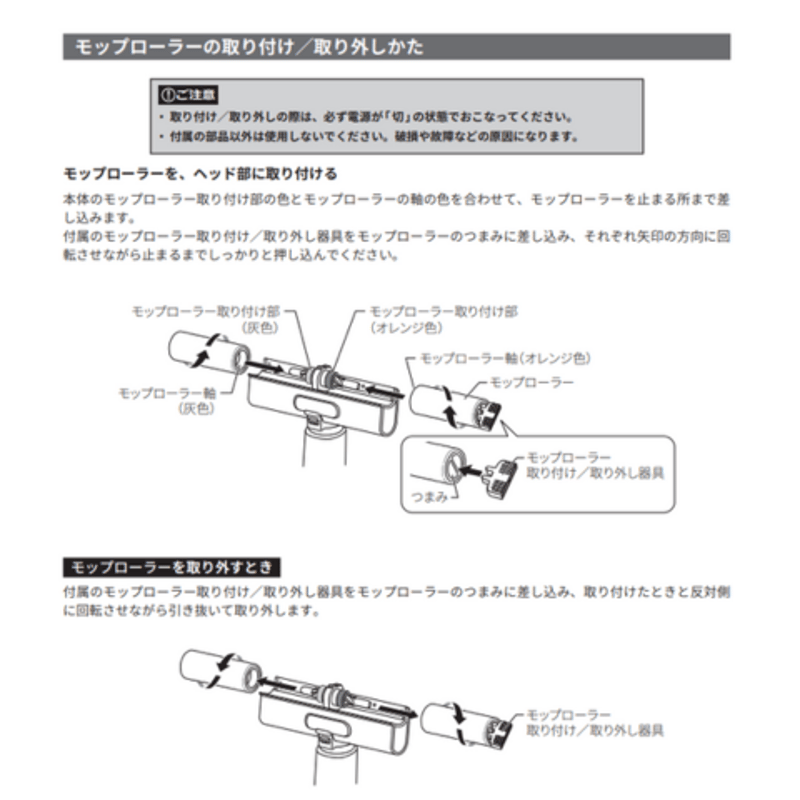 ネオーモ専用】交換用モップローラーセット | azuma official store