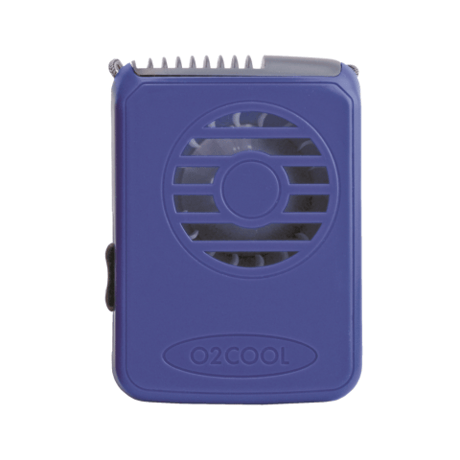 【首からぶら下げても顔に風がくる！】乾電池式ネックレスファン　O2COOL