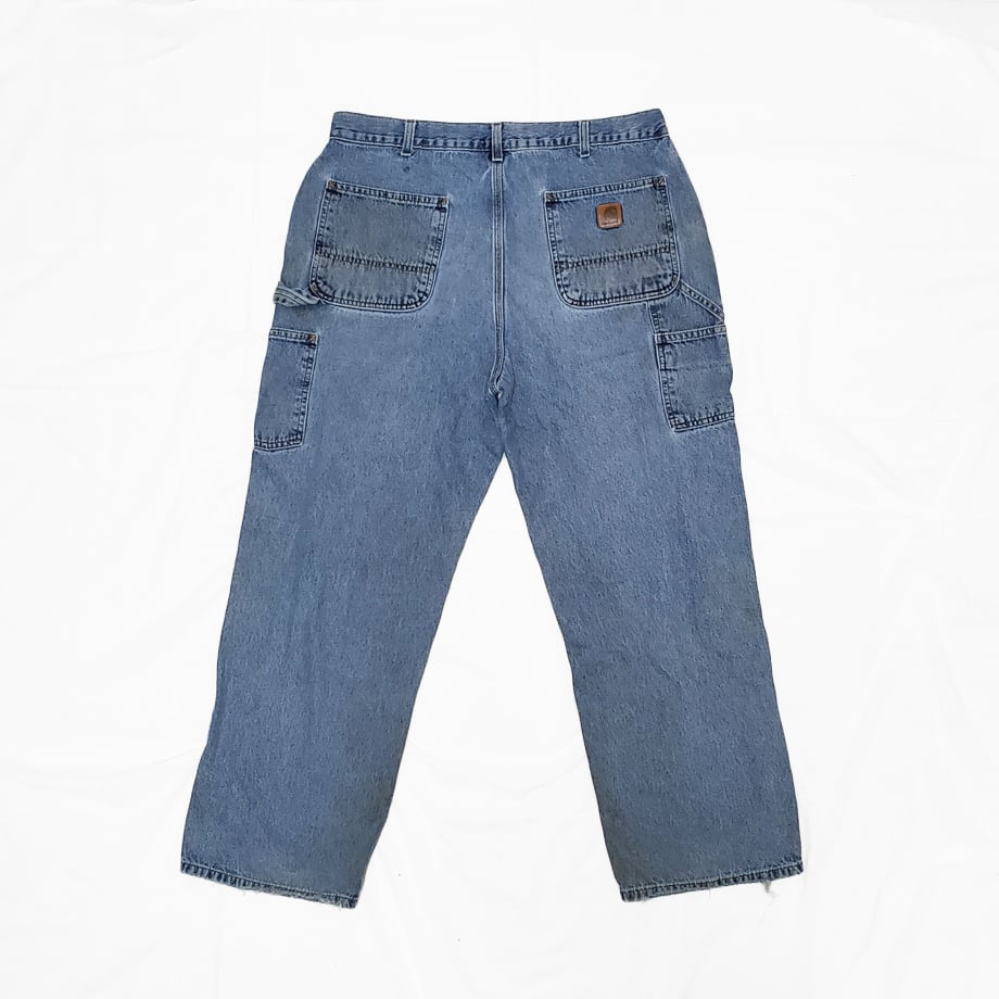 Carhartt ペインターワイドパンツ　革パッチ 38×30 B13DPS Carhartt】00s painter pants B13DPS 38×30 | O.M.Y.