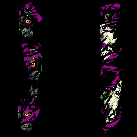 「ヘドワン」　Long Sleeve T-Shirts (Black)