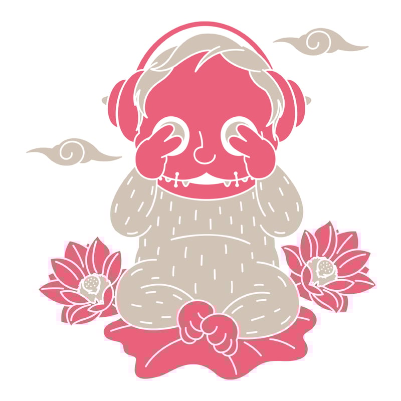 三猿」T-shirt (White) | やばさ商店