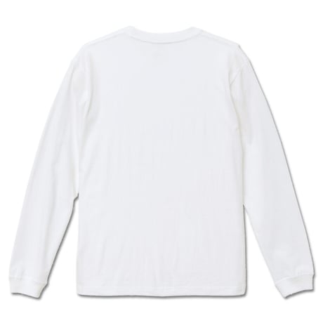 【ヨガサターン・宇宙】 WHITE LONG SLEEVE T-SHIRT