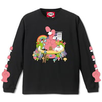 「BonVoyage」Long Sleeve T-Shirts　(BLACK)