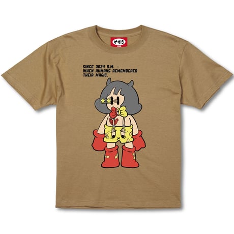 「時はきた」 T-shirt (サンドカーキ)