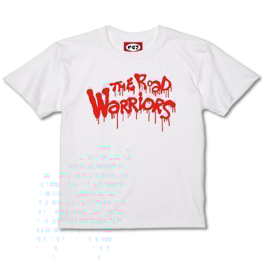 the road warriors」T-shirt (WHITE) | やばさ商店