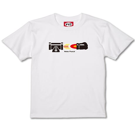 「NEKO PUNCH」T-shirt (WHITE)