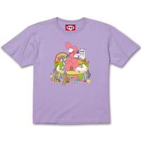 「BonVoyage_」T-shirt (ライトパープル)