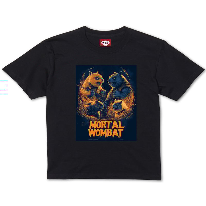 MORTAL WOMBAT」BLACK | やばさ商店