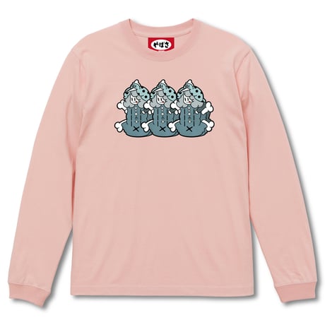 「三位一体」Long Sleeve T-Shirts　(オフピンク)