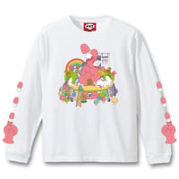 「BonVoyage」Long Sleeve T-Shirts　(White)