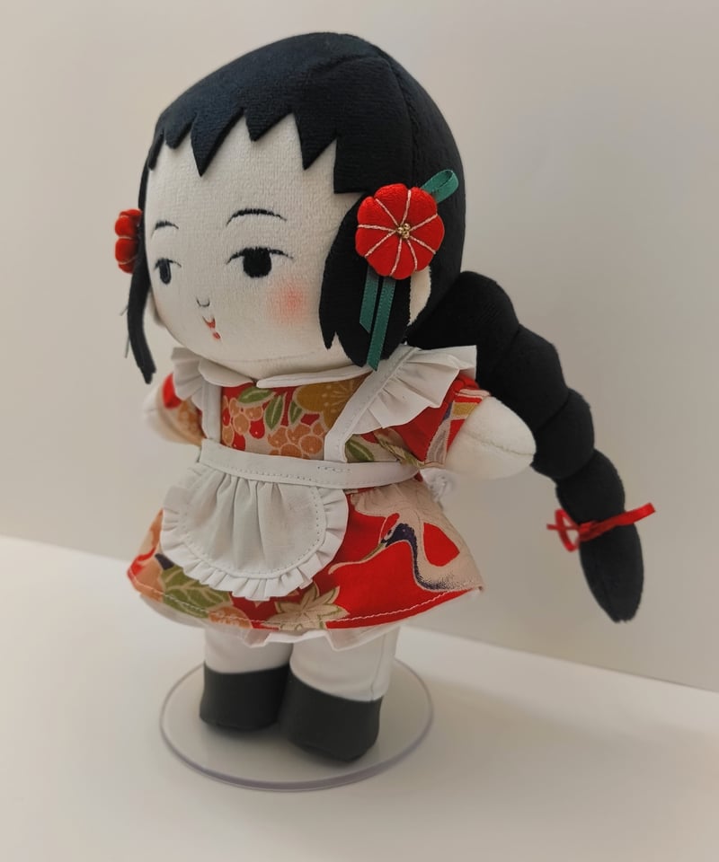 宝塚　こけし　宝塚人形　踊り子 20cmこけしぬい なるこちゃん おさげ | Studio Madeda