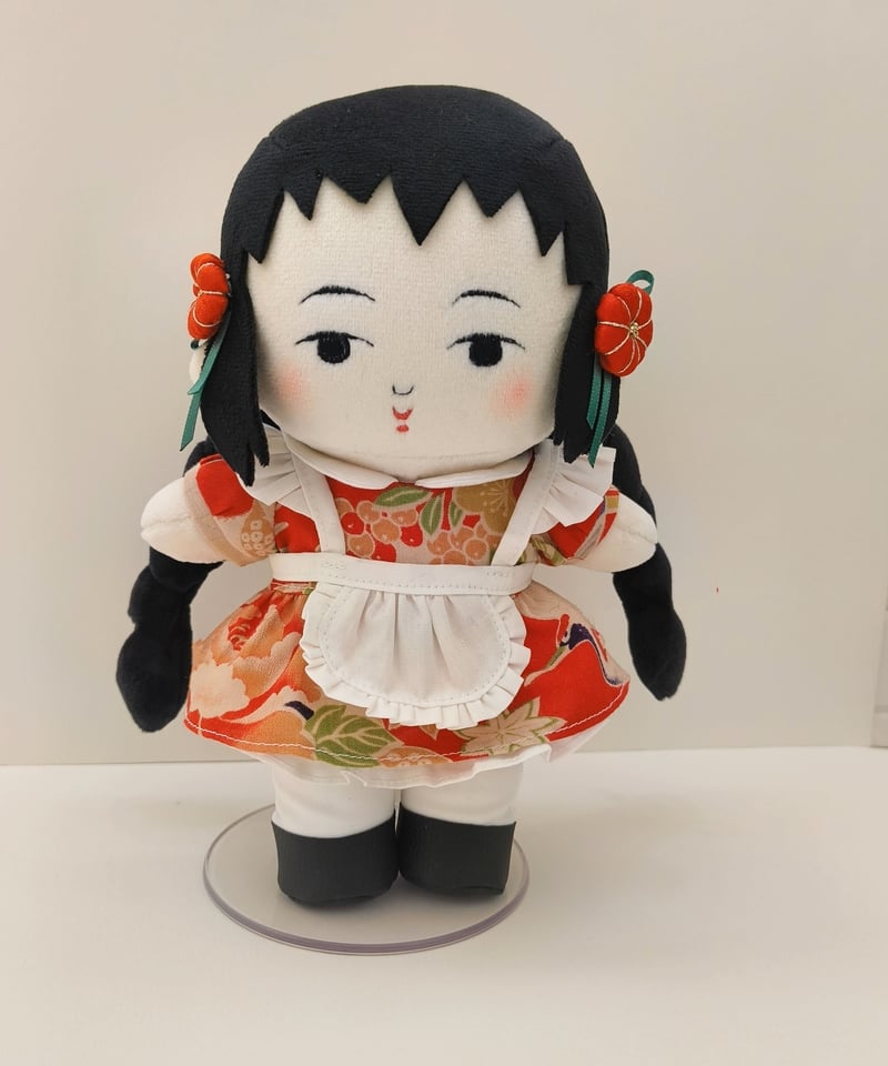 20cmこけしぬい なるこちゃん おさげ | Studio Madeda