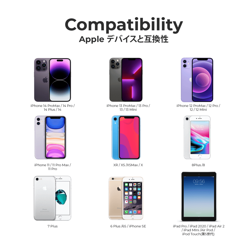 充電ケーブル USB-A 2m 3本 急速充電 ライトニングケーブル 充電ケーブル USB-A 2m 3本 急速充電 ライトニングケーブル