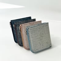 ［ゴーストレザー]　Lzip2つ折り財布 [ESP-6718]