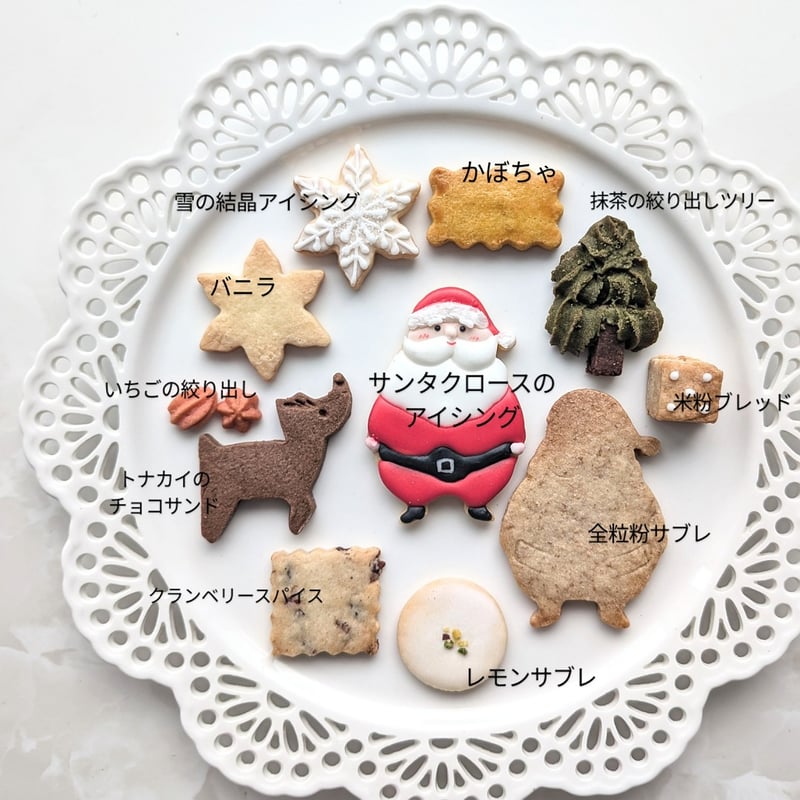 激レアダックスクリスマスクッキーパネル生地 ハンドメイド クリスマス