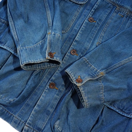 USED"00's BANANA REPUBLIC FLAP POCKET COVERALL JACKET"