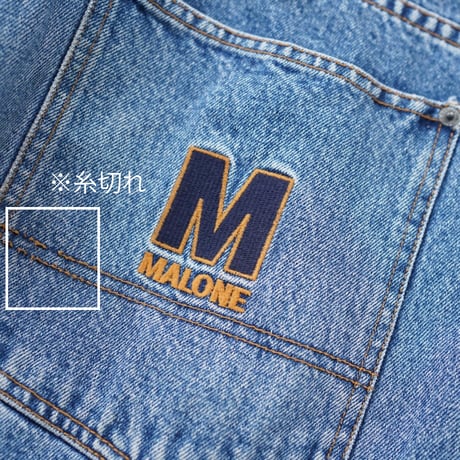 USED "90's MAURICE MALONE BAGGY DENIM PANTS"